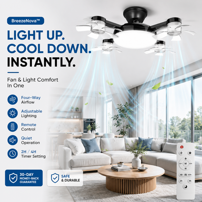 BreezeNova™ — Light Up. Cool Down. Instantly.