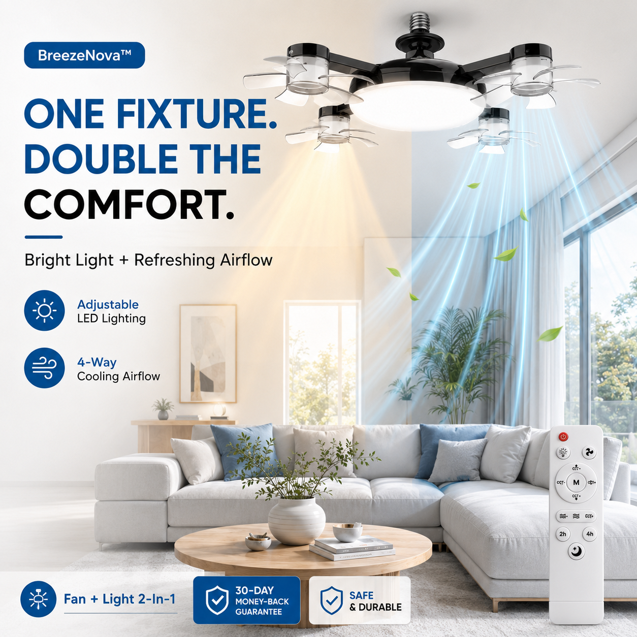 BreezeNova™ — Light Up. Cool Down. Instantly.